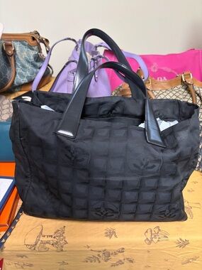 Authentic Chanel Black tote